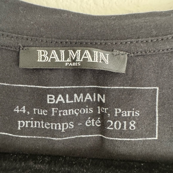 Balmain:  2 Men’s Large V Neck Tshirt - Picture 3 of 6